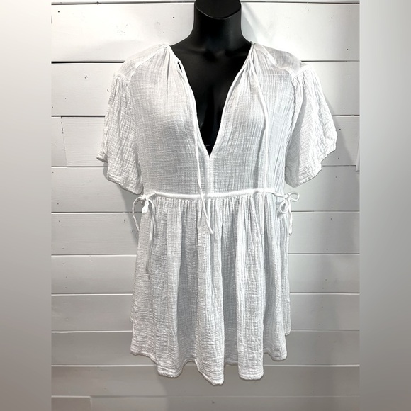 FRED – White Reversible Tunic Dress One Size - Picture 2 of 9